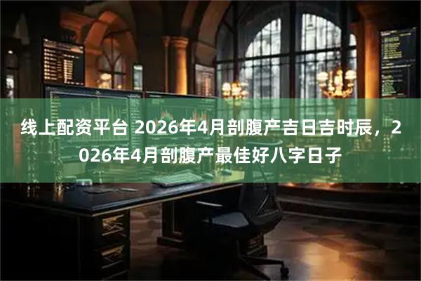 线上配资平台 2026年4月剖腹产吉日吉时辰，2026年4月剖腹产最佳好八字日子